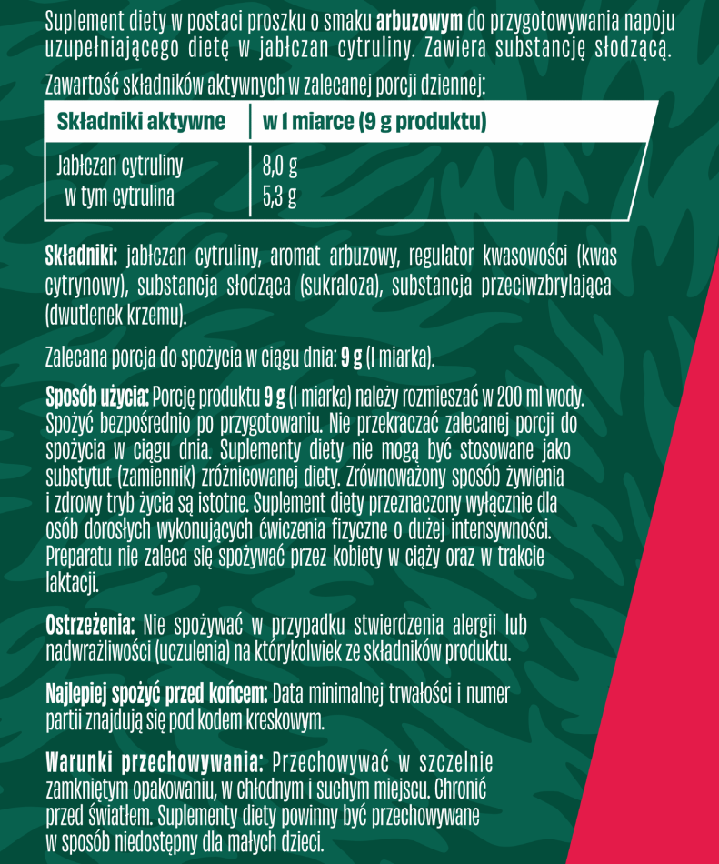 CYTRULINA ARBUZOWA DZIK®