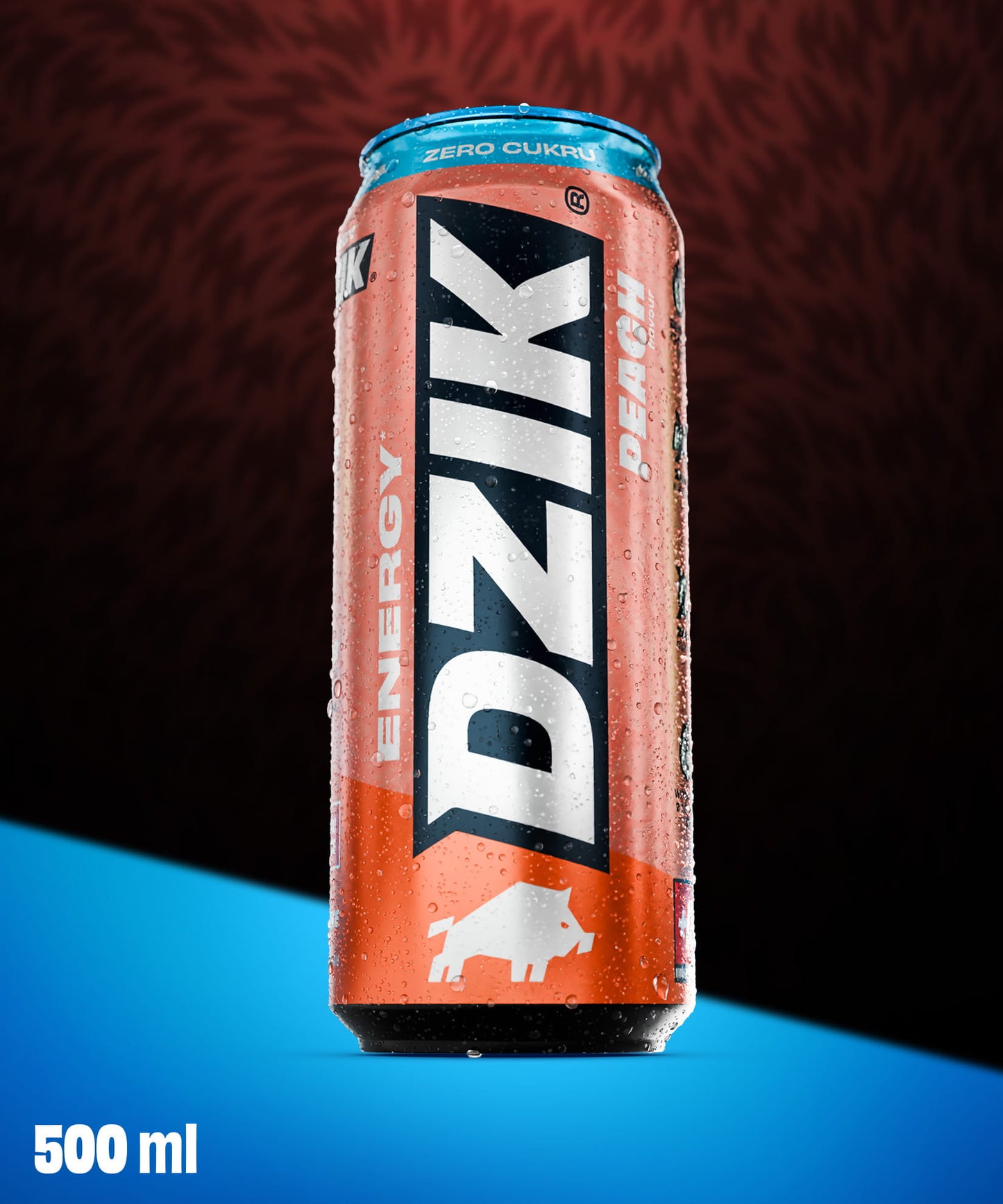 DZIK® Energy Peach Brzoskwiniowy 500 ml
