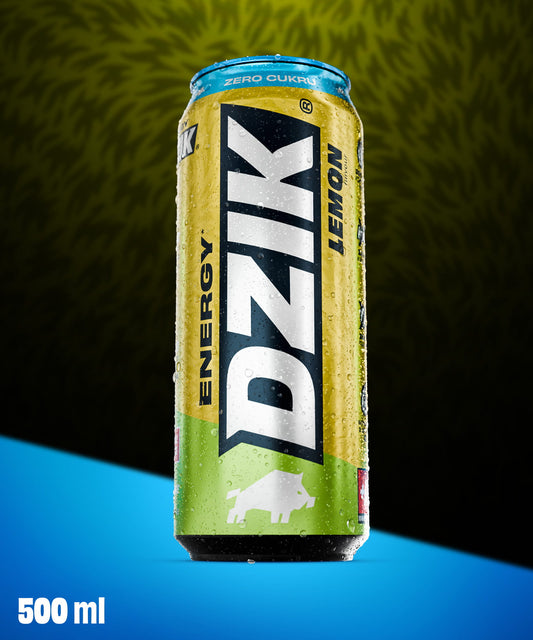 DZIK® Energy Lemon Cytrynowy 500 ml