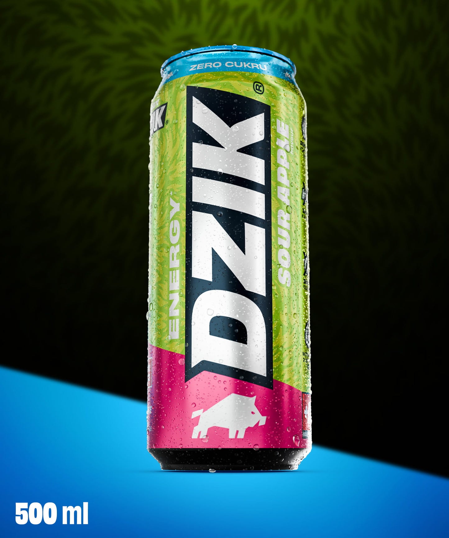 DZIK® Energy Sour Apple Kwaśne Jabłko 500 ml