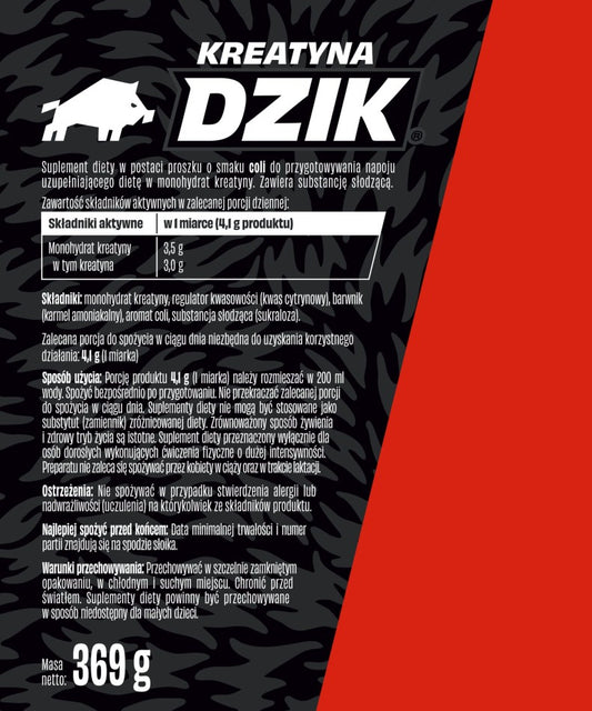KREATYNA COLA DZIK® 369g